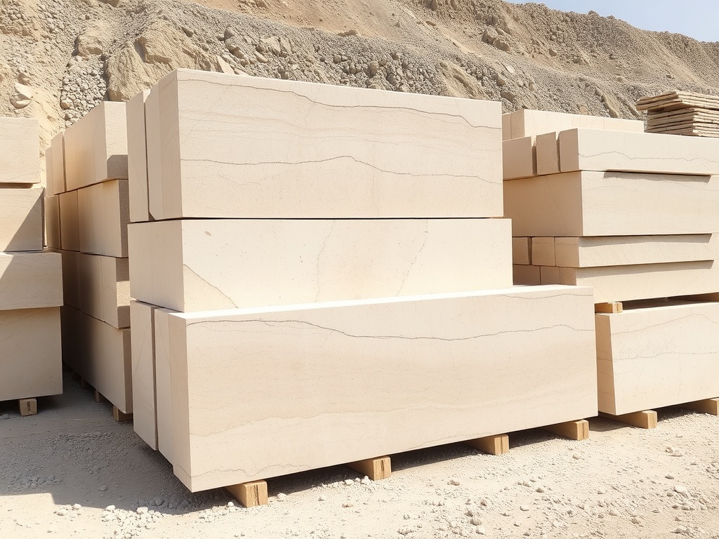 Dimensional Turkish stone blocks for cladding and restoration