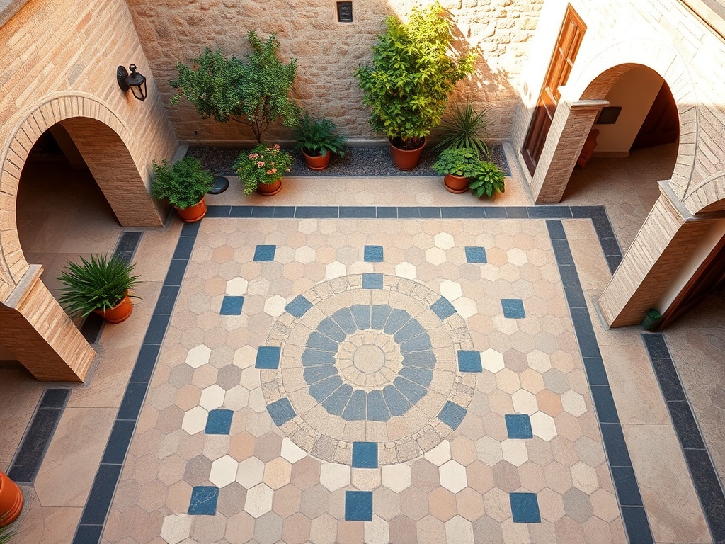 Turkish natural stone mosaic