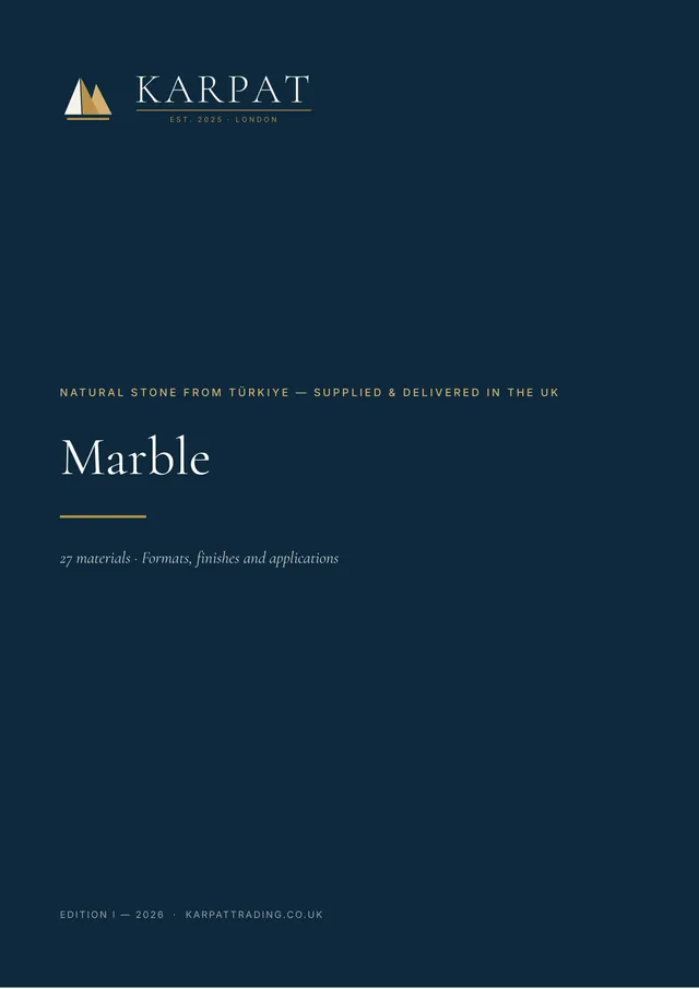 Cover of the Karpat marble catalogue